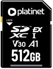 Platinet карта памяти SD Express 7.0 512GB PCIe Gen3 цена и информация | Карты памяти для фотоаппаратов, камер | pigu.lt