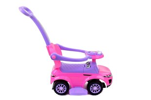 Детская отталкиваемая ногами машинка-толкалка с ручкой, розовая цена и информация | Игрушки для малышей | pigu.lt