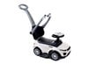 Paspiriamas vaikiškas automobilis-stumdukas su rankena, baltas kaina ir informacija | Žaislai kūdikiams | pigu.lt