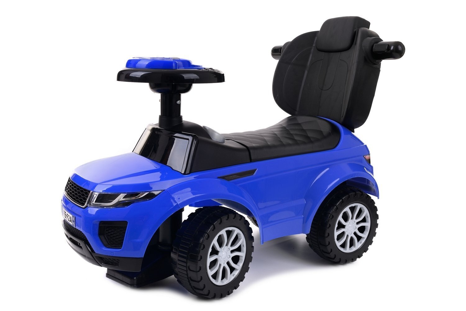 Paspiriamas vaikiškas automobilis-stumdukas su rankena, mėlynas, 3 m.+ kaina ir informacija | Žaislai kūdikiams | pigu.lt