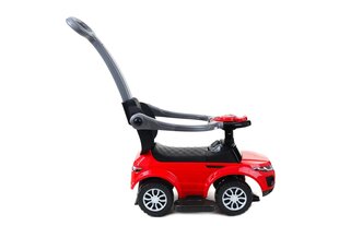 Paspiriamas vaikiškas automobilis-stumdukas su rankena FUNFIT KIDS, raudonas kaina ir informacija | Žaislai kūdikiams | pigu.lt