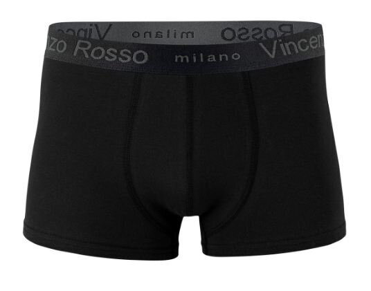 Trumpikės vyrams Vincenzo Rosso, juodos, 6 vnt. цена и информация | Trumpikės | pigu.lt