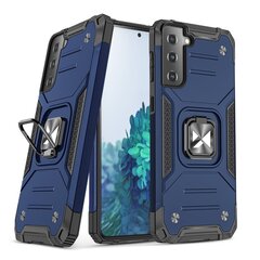 Wozinsky Ring Armor Case skirtas Samsung Galaxy S21+ 5G (S21 Plus 5G), mėlynas kaina ir informacija | Telefono dėklai | pigu.lt