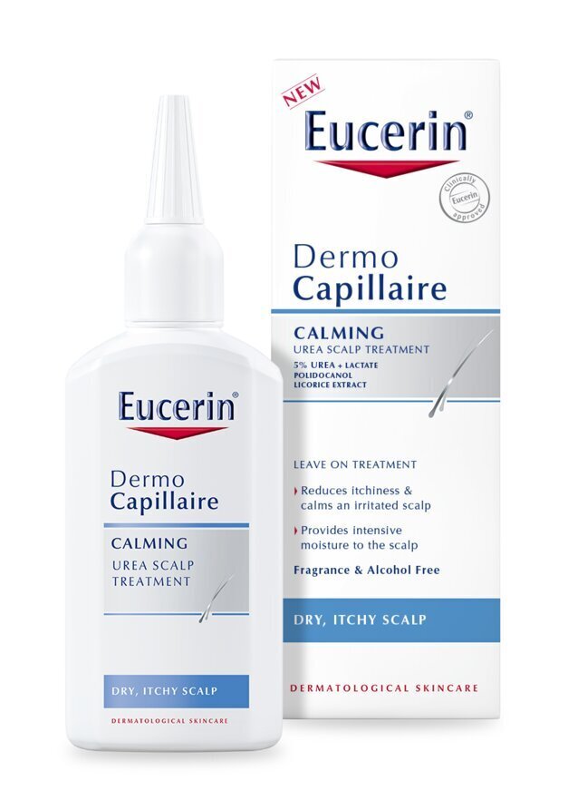 Raminanti galvos odos procedūra Eucerin Dermo Capillaire, 100 ml kaina ir informacija | Priemonės plaukų stiprinimui | pigu.lt