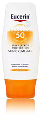 Солнцезащитный крем для чувствительной кожи Eucerin Sun LEB-PLE Protect SPF50+ 150 мл цена и информация | Кремы от загара | pigu.lt