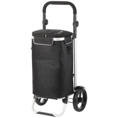 Krepšys-vežimėlis Carryon su šaldančia kišene 901024176, juodas kaina ir informacija | Pirkinių krepšiai | pigu.lt