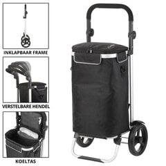 Krepšys-vežimėlis Carryon su šaldančia kišene 901024176, juodas kaina ir informacija | Pirkinių krepšiai | pigu.lt