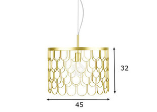 Потолочный светильник Gatsby, латунь цена и информация | Потолочные светильники | pigu.lt