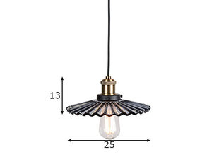 Потолочный светильник Cobbler, дымчатый цена и информация | Люстры | pigu.lt