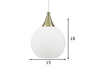 Потолочный светильник Mini, белый цена и информация | Люстры | pigu.lt