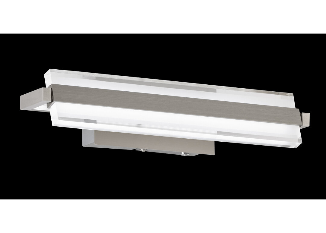 Sieninis šviestuvas Paros LED, matinio nikelio tonas, 9 W/890 lm kaina ir informacija | Sieniniai šviestuvai | pigu.lt