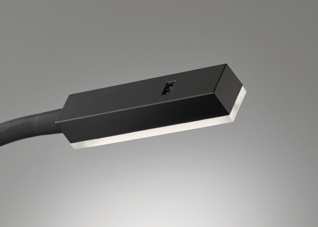 Sieninis šviestuvas Raik LED, juodas, 5 W/470 lm kaina ir informacija | Sieniniai šviestuvai | pigu.lt