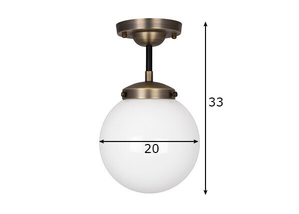 Globen Lighting lubinis šviestuvas Alley kaina ir informacija | Lubiniai šviestuvai | pigu.lt