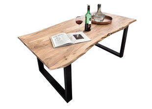 Valgomojo stalas SIT Möbel 140x80 cm, rudas kaina ir informacija | Virtuvės ir valgomojo stalai, staliukai | pigu.lt