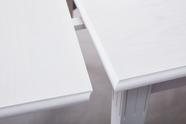 Valgomojo stalo prailginimas Westerland, 30x90 cm, baltas kaina ir informacija | Virtuvės ir valgomojo stalai, staliukai | pigu.lt
