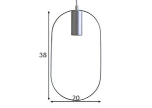 Shape lubinis šviestuvas, sidabrinis, 1x40 W kaina ir informacija | Lubiniai šviestuvai | pigu.lt