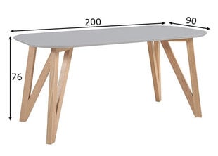 Стол 200x90 см цена и информация | Кухонные и обеденные столы | pigu.lt