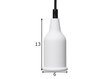 Medinis lubinis šviestuvas Jojo, baltas, 1x 15 W kaina ir informacija | Lubiniai šviestuvai | pigu.lt