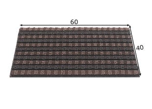 Durų kilimėlis Quadro Scrape 40x60 cm kaina ir informacija | Durų kilimėliai | pigu.lt