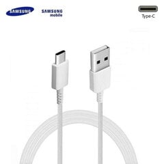 Samsung EP-DR140AWE USB 2.0 2A to Type-C 3.1 Qualcom Кабель данных и заряда 0.8m Белый (OEM) цена и информация | Кабели для телефонов | pigu.lt