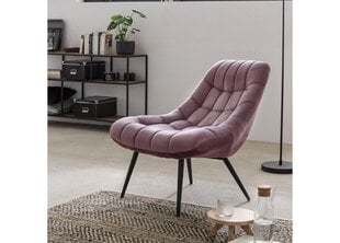 Fotelis 76x85,6 cm, rožinis kaina ir informacija | Svetainės foteliai | pigu.lt