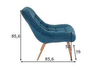 Fotelis SalesFever XXL 390597, mėlynas kaina ir informacija | Svetainės foteliai | pigu.lt