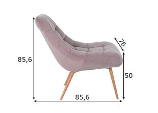 Кресло для гостиной, розовое цена и информация | Кресла в гостиную | pigu.lt