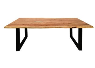 Oбеденный стол Tische 200x100 см, черный цена и информация | Кухонные и обеденные столы | pigu.lt