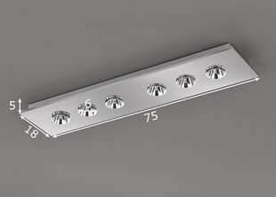 Потолочная лампа LED Cap, никель цена и информация | Потолочные светильники | pigu.lt
