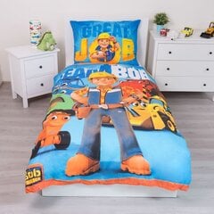 Комплект постельного белья Bob the Builder 140x200, 2 шт. цена и информация | Детское постельное бельё | pigu.lt