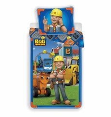 Patalynės komplektas Bob the Builder 140x200, 2 dalių kaina ir informacija | Patalynė kūdikiams, vaikams | pigu.lt