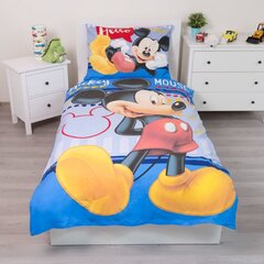 Комплект постельного белья Mickey 140x200, 2 шт. цена и информация | Детское постельное бельё | pigu.lt