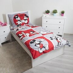 Комплект постельного белья Minnie & Mickey 140x200, 2 шт. цена и информация | Детское постельное бельё | pigu.lt