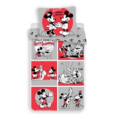 Комплект постельного белья Minnie & Mickey 140x200, 2 шт. цена и информация | Детское постельное бельё | pigu.lt