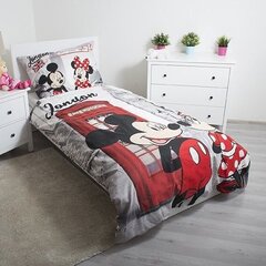 Комплект постельного белья Minnie & Mickey 140 x 200 см + наволочка 70 x 90 см цена и информация | Детское постельное бельё | pigu.lt