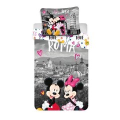 Комплект постельного белья Minnie & Mickey 140 x 200 см + наволочка 70 x 90 см цена и информация | Детское постельное бельё | pigu.lt