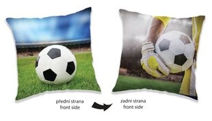 Декоративная подушка Футбол 40 x 40 см цена и информация | Декоративные подушки и наволочки | pigu.lt