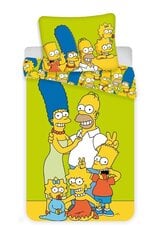 Комплект постельного белья Simpsons Family, 140 x 200 см + наволочка 70 x 90 см цена и информация | Детское постельное бельё | pigu.lt