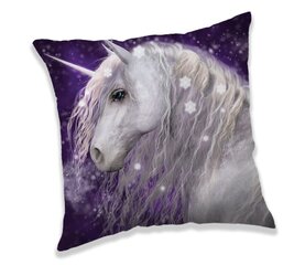 Декоративная подушка Unicorn Purple, 40x40 см цена и информация | Декоративные подушки и наволочки | pigu.lt