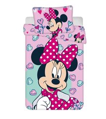 Комплект постельного белья Minnie Pink, 100 x 135 см + наволочка 40 x 60 см цена и информация | Детское постельное бельё | pigu.lt