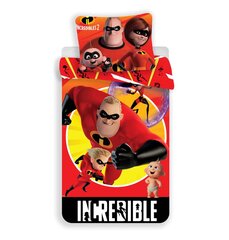 Комплект постельного белья Incredibles, 140 x 200 см + наволочка 70 x 90 см цена и информация | Детское постельное бельё | pigu.lt