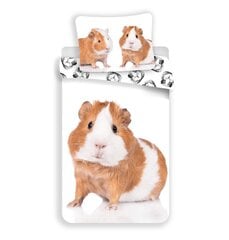 Комплект постельного белья Guinea pig, 140 x 200 см + наволочка 70 x 90 см цена и информация | Детское постельное бельё | pigu.lt