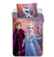 Комплект постельного белья Frozen II Sisters Purple, 140 x 200 см + наволочка 70 x 90 см цена и информация | Детское постельное бельё | pigu.lt