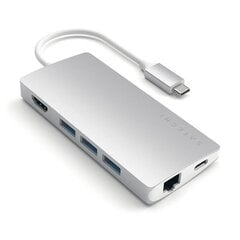 Adapteris USB-C Multi-Port 4K Gigabit Ethernet, Satechi kaina ir informacija | Adapteriai, USB šakotuvai | pigu.lt