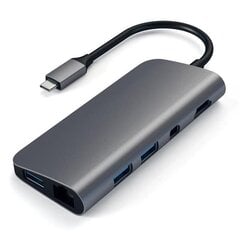 USB-C хаб 4K HDMI/Mini DP Gigabit Ethernet Satechi цена и информация | Адаптеры, USB-разветвители | pigu.lt