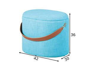 Пуф Dilia, синий цена и информация | Кресла-мешки и пуфы | pigu.lt