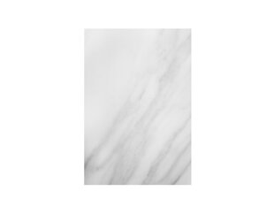 Vonios spintelė Besco Dexa 80 su Slim marble stalviršiu ir juoda rankena, balta kaina ir informacija | Vonios spintelės | pigu.lt