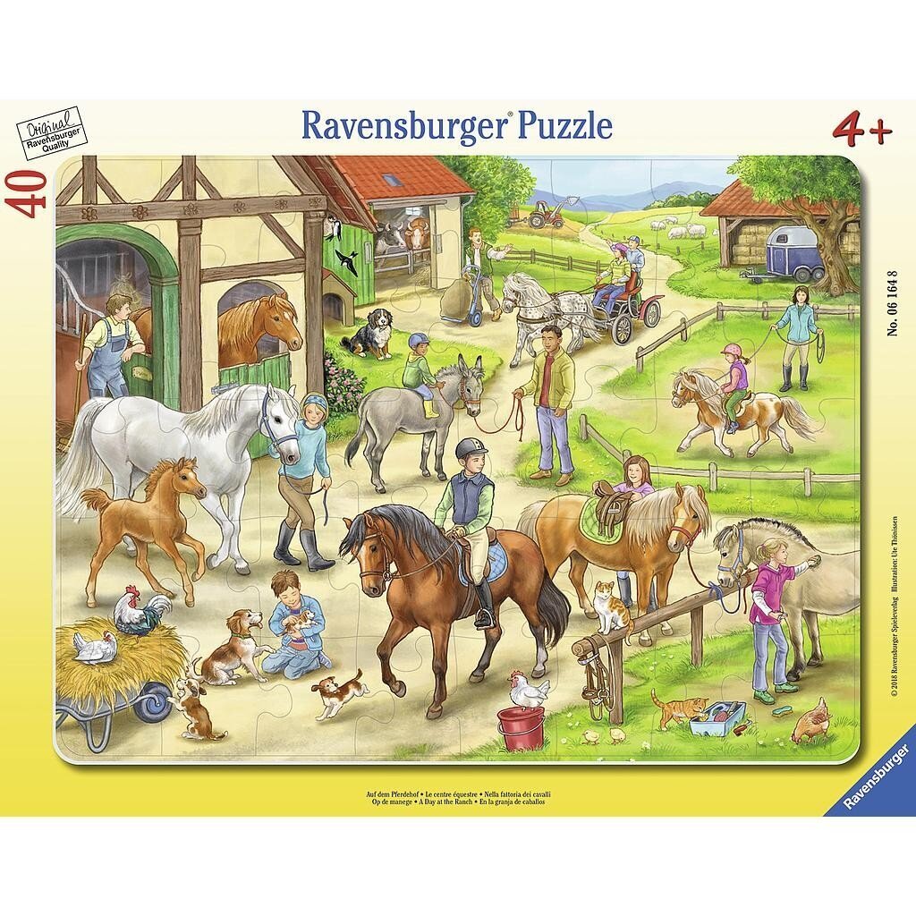Dėlionė Ūkis Ravensburger, 40 d. цена и информация | Dėlionės (puzzle) | pigu.lt