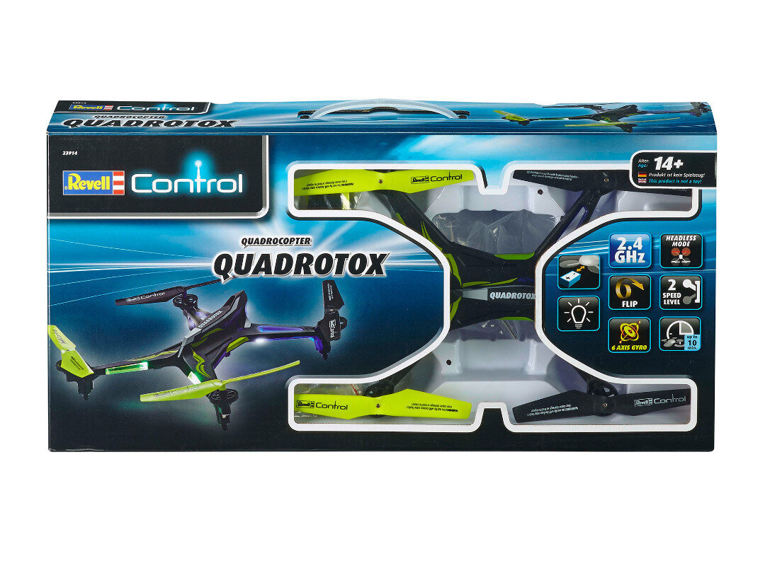 RC Quadrotox Quadrocopter Blue kaina ir informacija | Dronai | pigu.lt