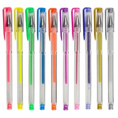 Гелевые ручки Grafix, 10 цветов цена и информация | Принадлежности для рисования, лепки | pigu.lt
